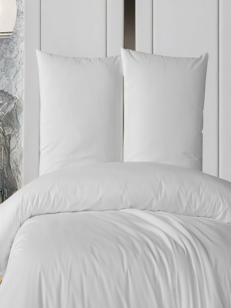 Set letto + federa in cotone Bianco - Kiabi