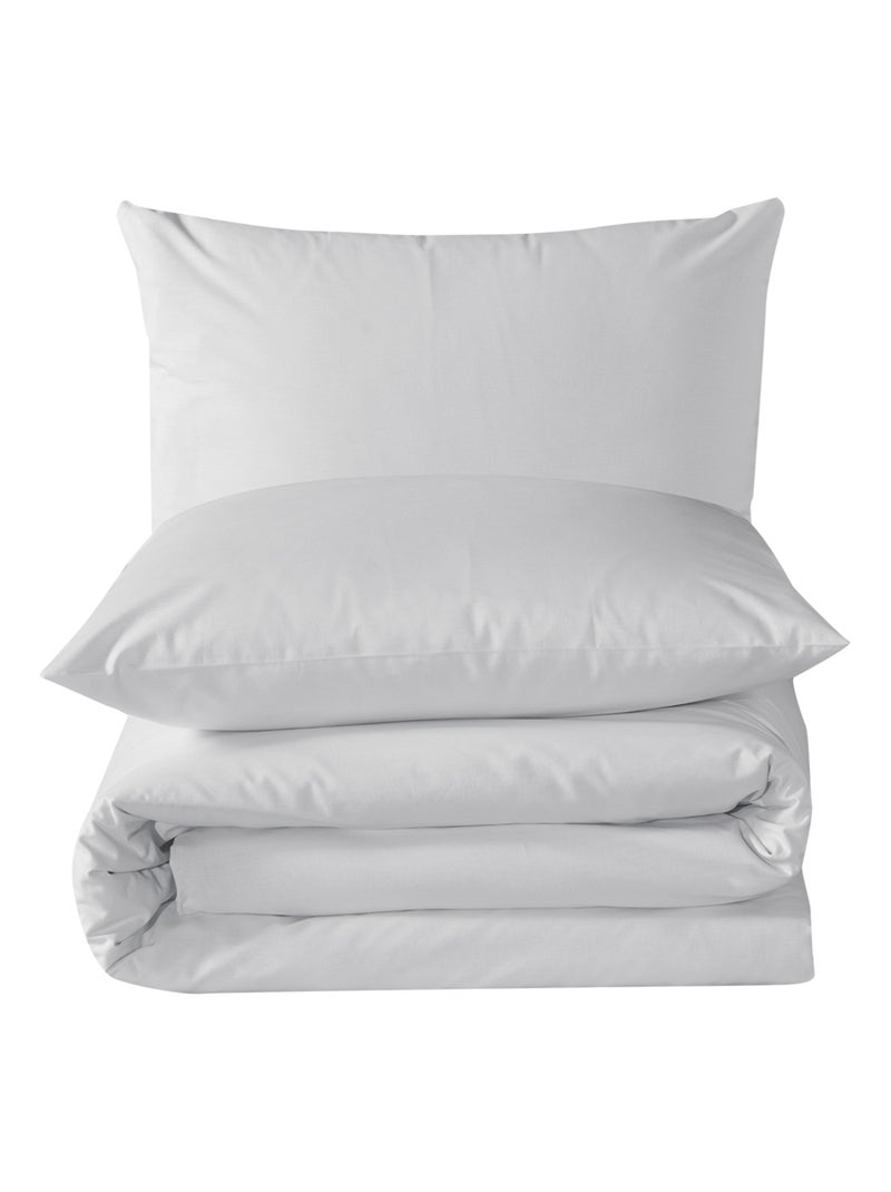Set letto + federa in cotone Bianco - Kiabi