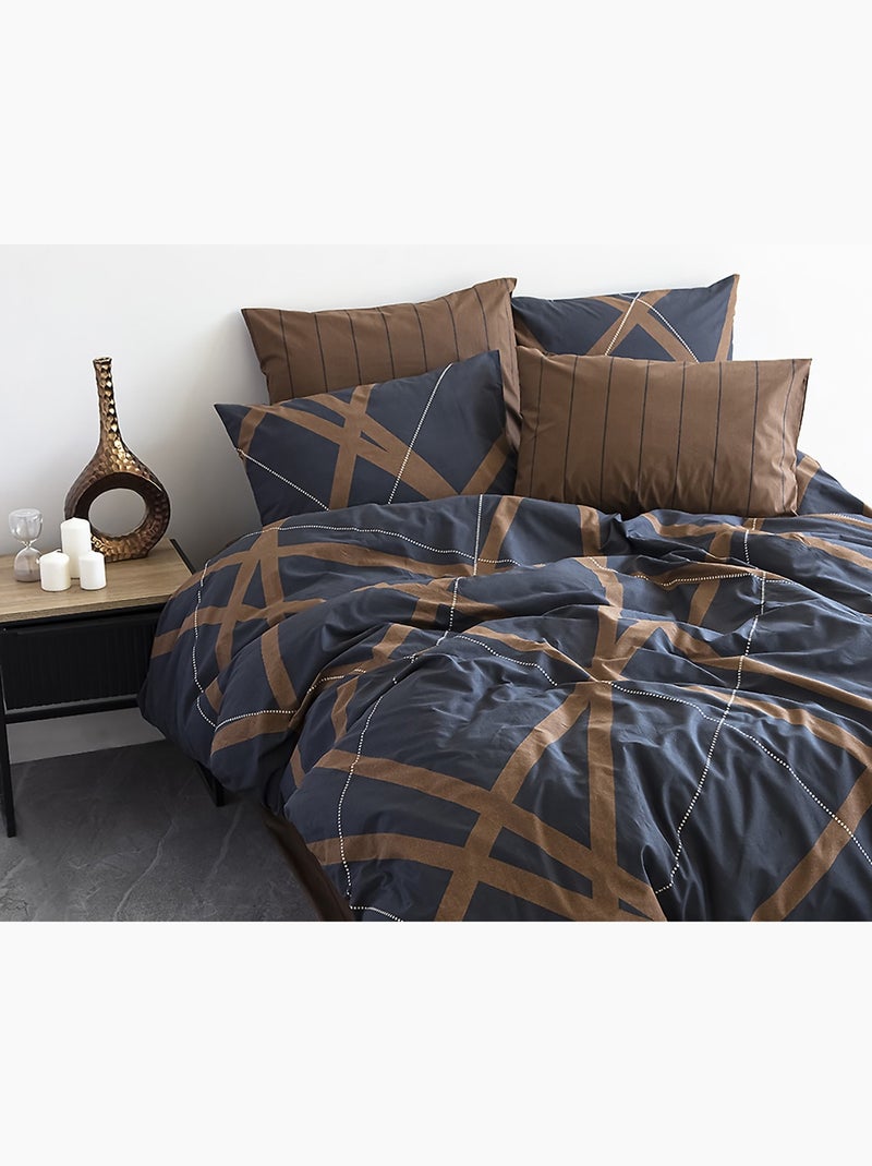 Set letto + federa in cotone Blu - Kiabi