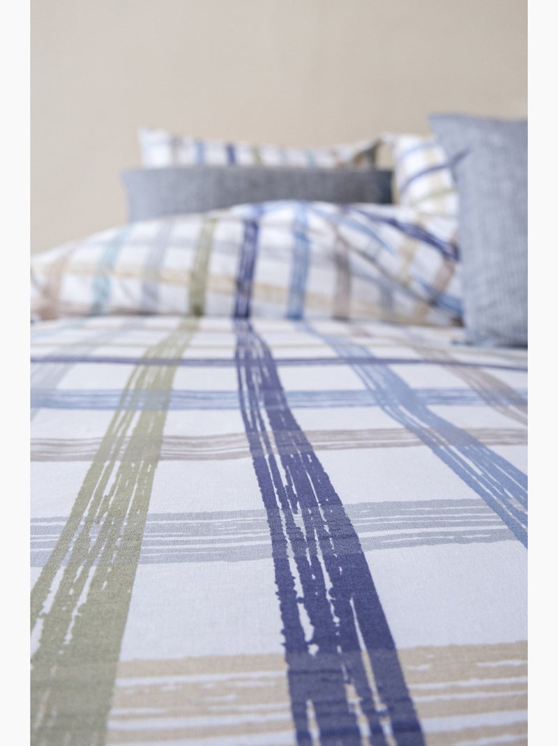 Set letto + federa in cotone Blu - Kiabi