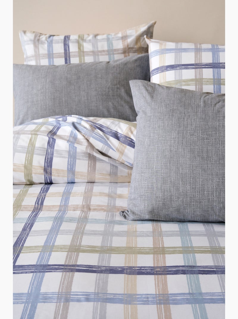 Set letto + federa in cotone Blu - Kiabi