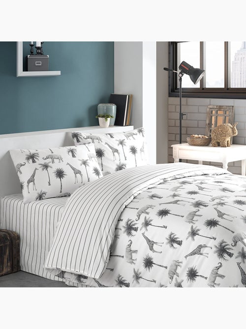Set letto + federa in cotone - Kiabi