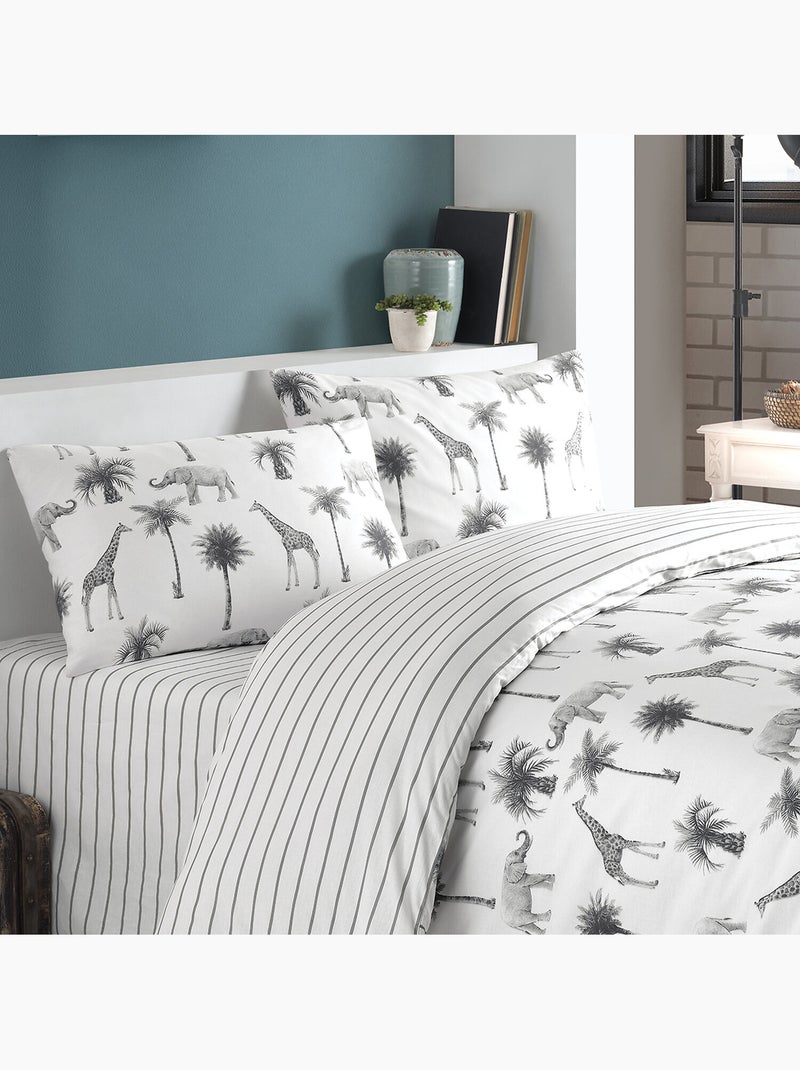 Set letto + federa in cotone Multicolore - Kiabi