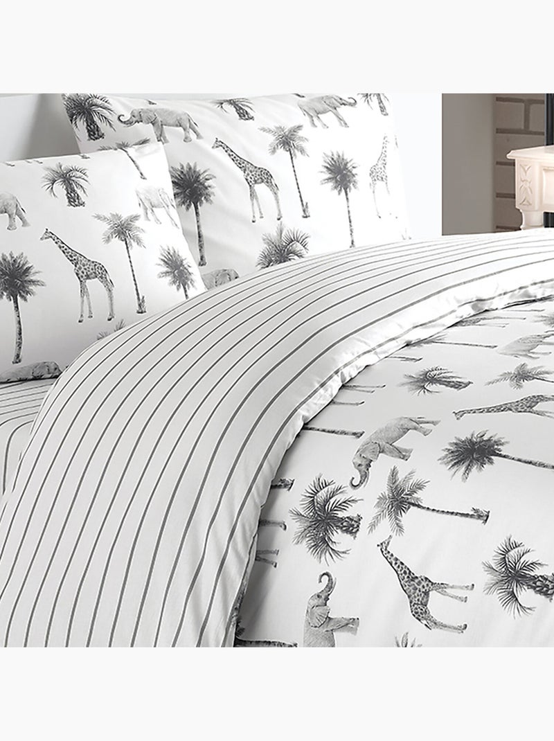 Set letto + federa in cotone Multicolore - Kiabi