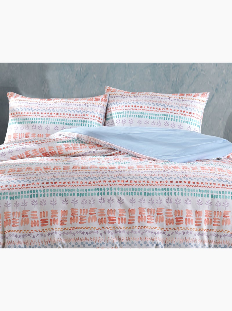 Set letto + federa in cotone Multicolore - Kiabi