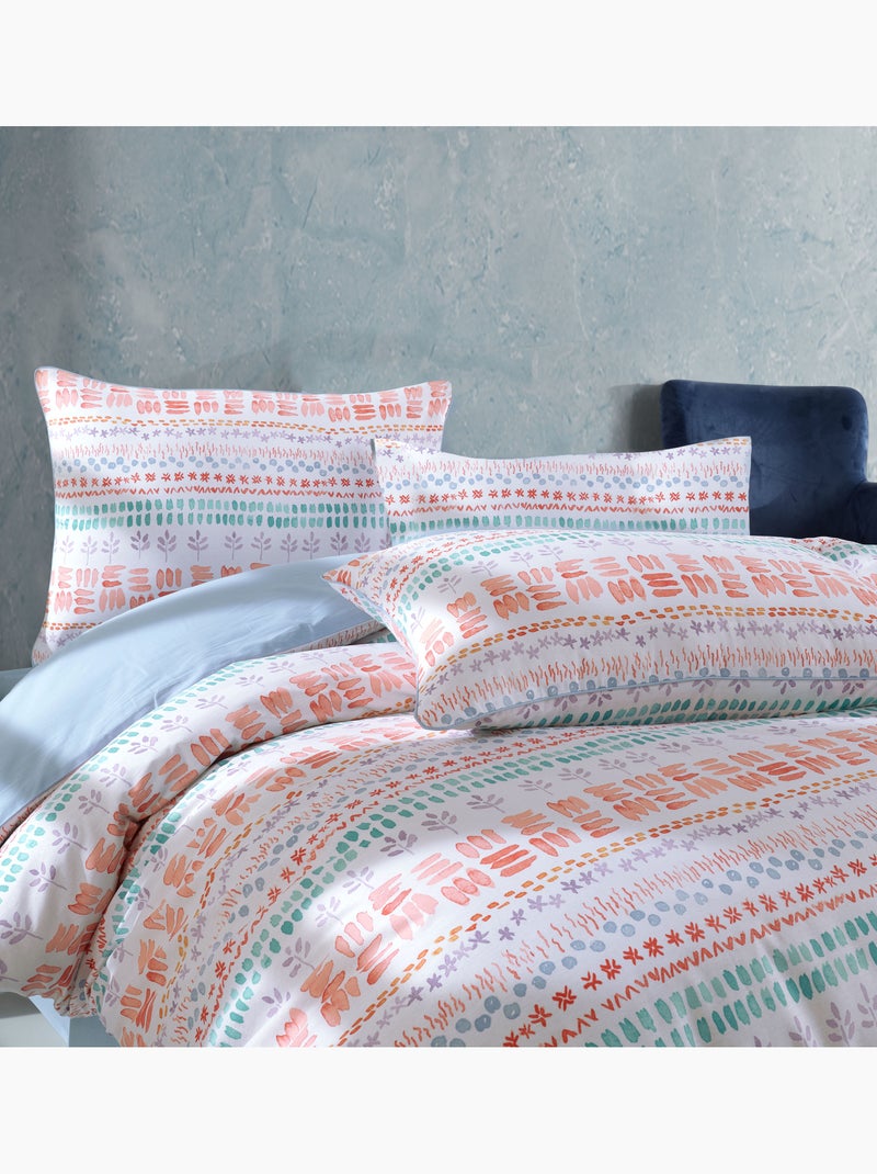 Set letto + federa in cotone Multicolore - Kiabi
