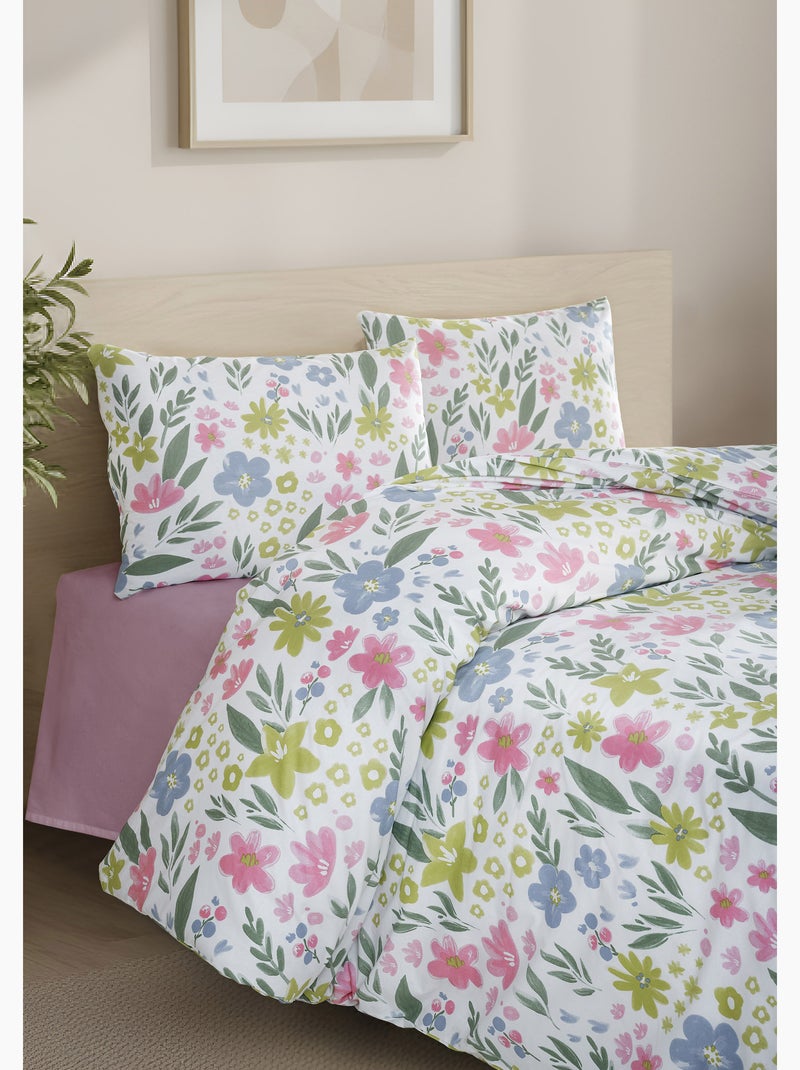 Set letto + federa in cotone Multicolore - Kiabi