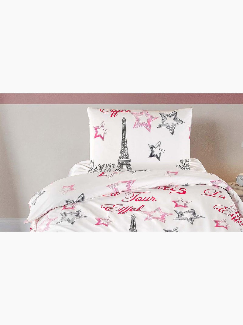 Set letto + federa in cotone Multicolore - Kiabi
