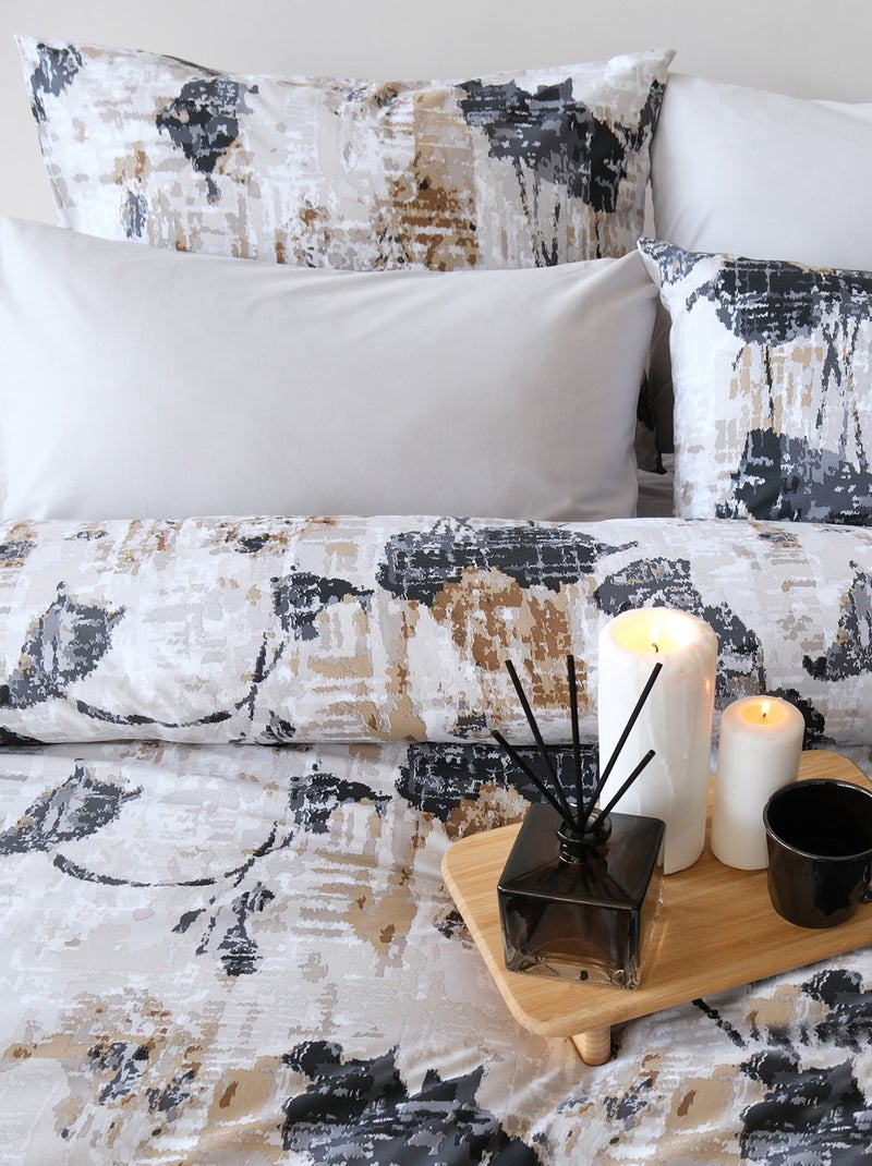 Set letto + federa in cotone Nero - Kiabi