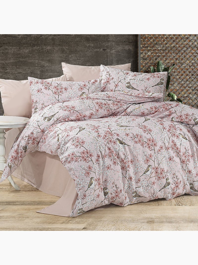 Set letto + federa in cotone Rosa - Kiabi