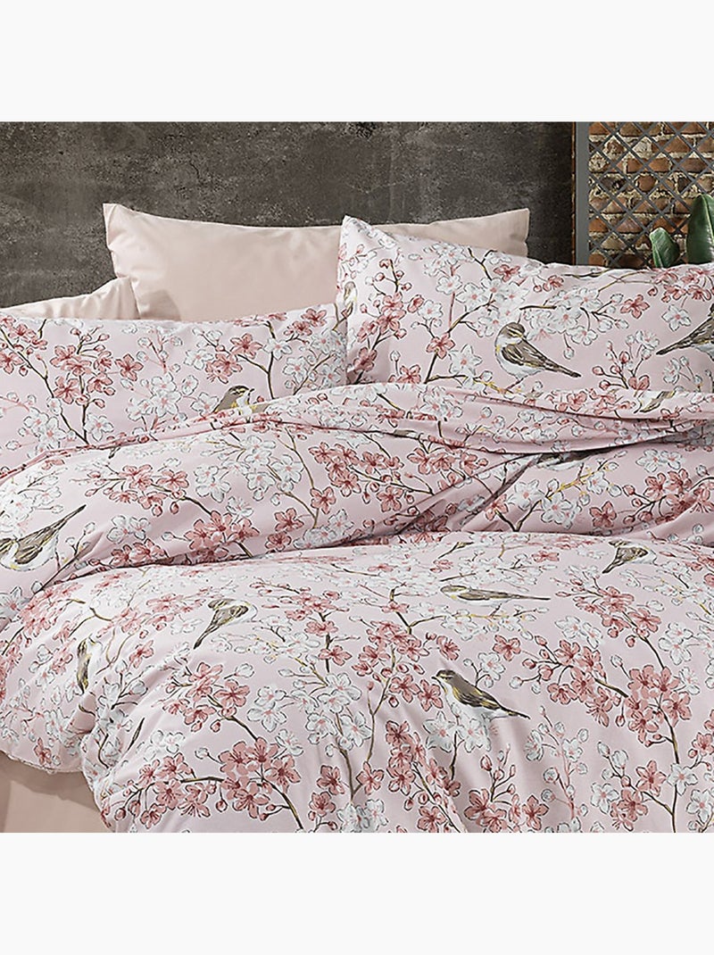 Set letto + federa in cotone Rosa - Kiabi