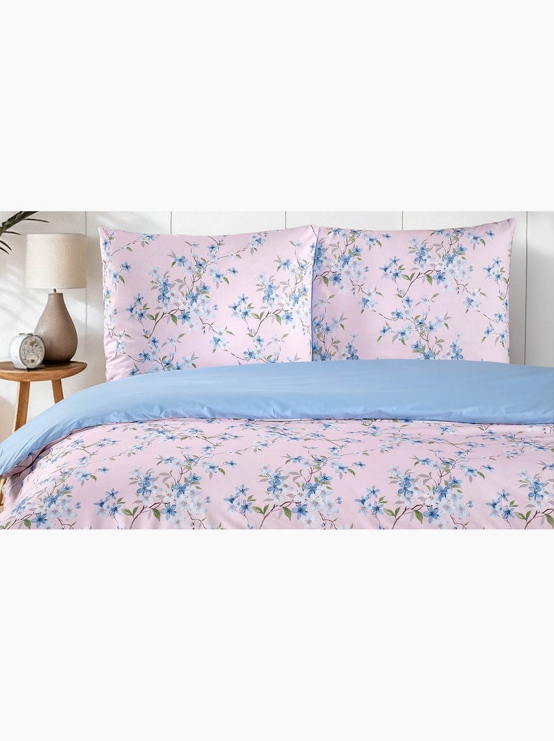Set letto + federa in cotone Rosa - Kiabi