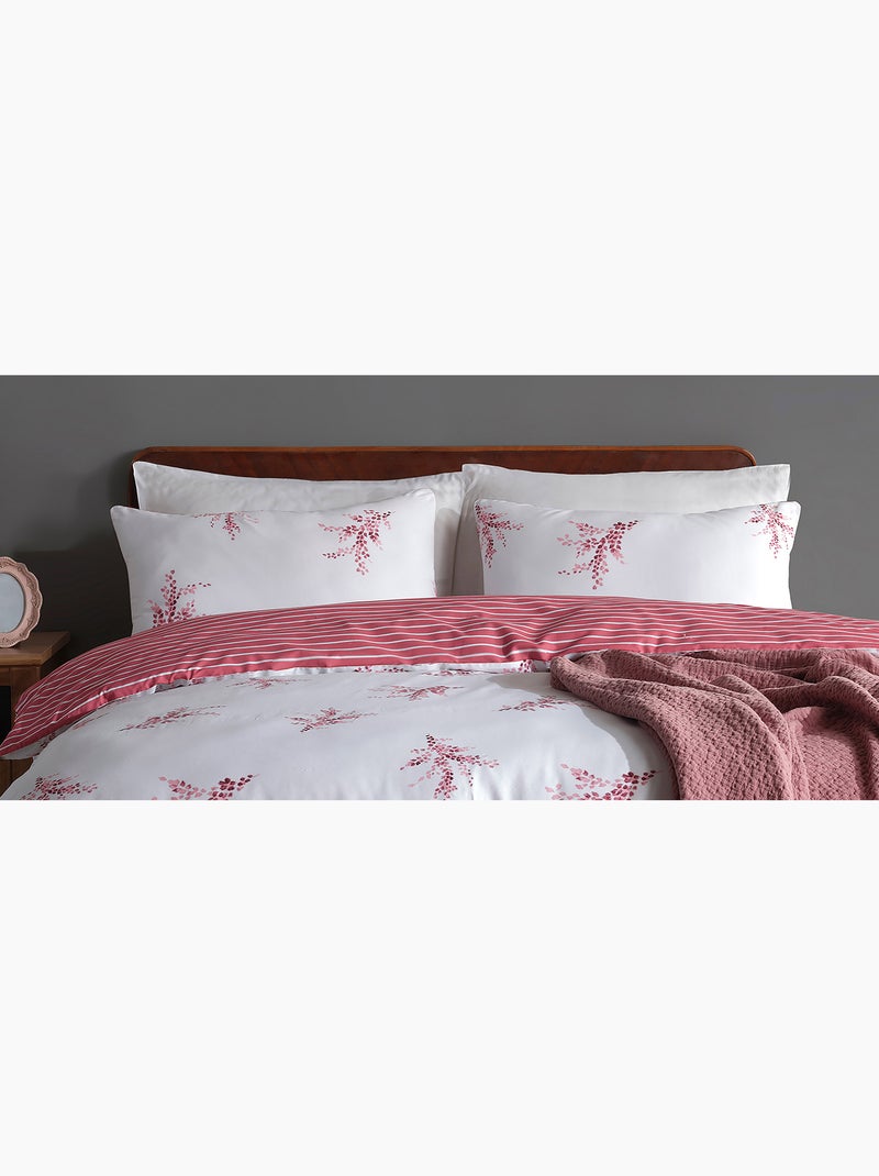 Set letto + federa in cotone Rosa - Kiabi