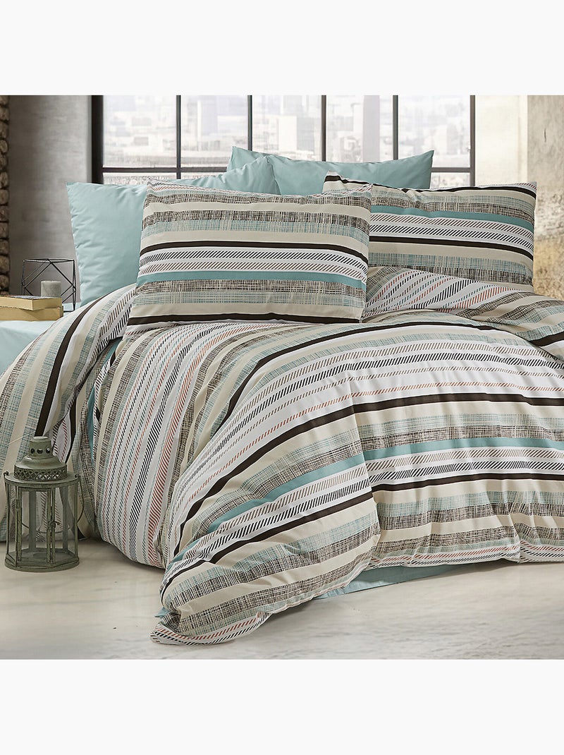 Set letto + federa in cotone Verde - Kiabi