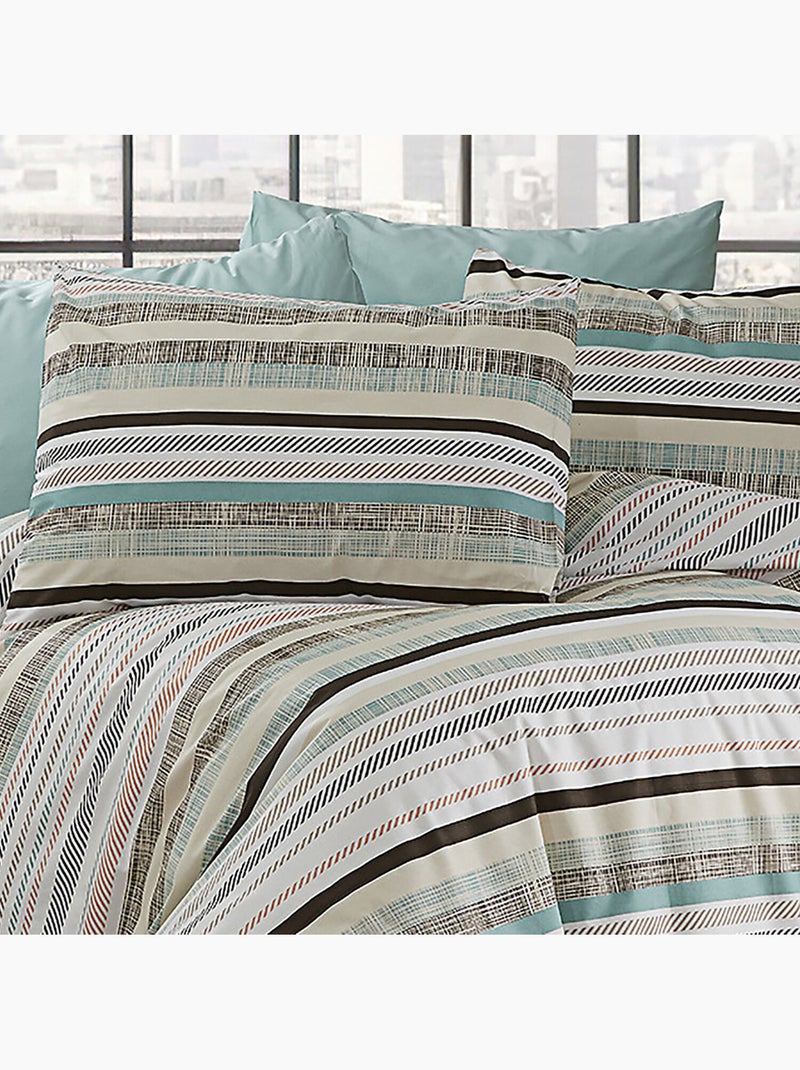 Set letto + federa in cotone Verde - Kiabi