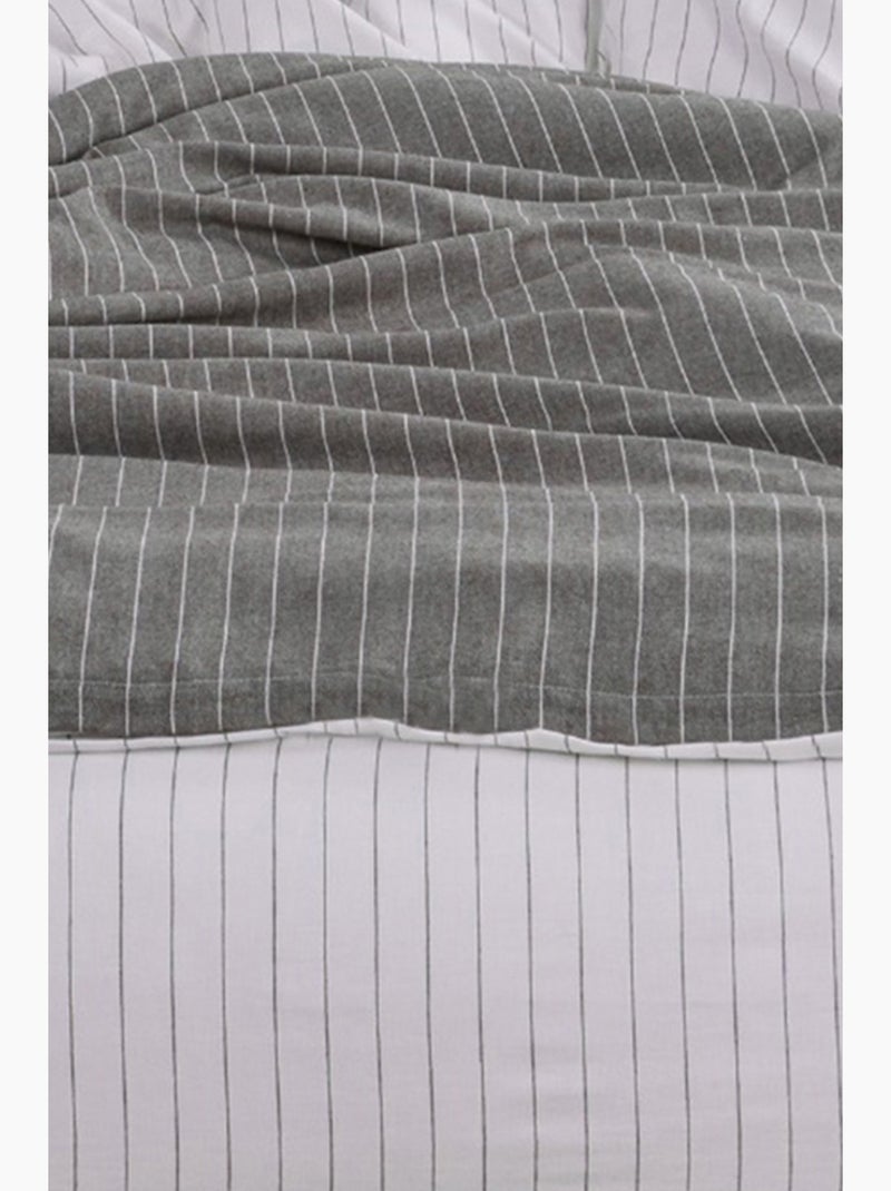 Set letto + federa in cotone Verde kaki - Kiabi