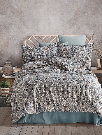 Set letto + federa in raso di cotone