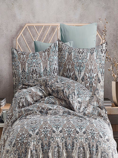 Set letto + federa in raso di cotone - Kiabi