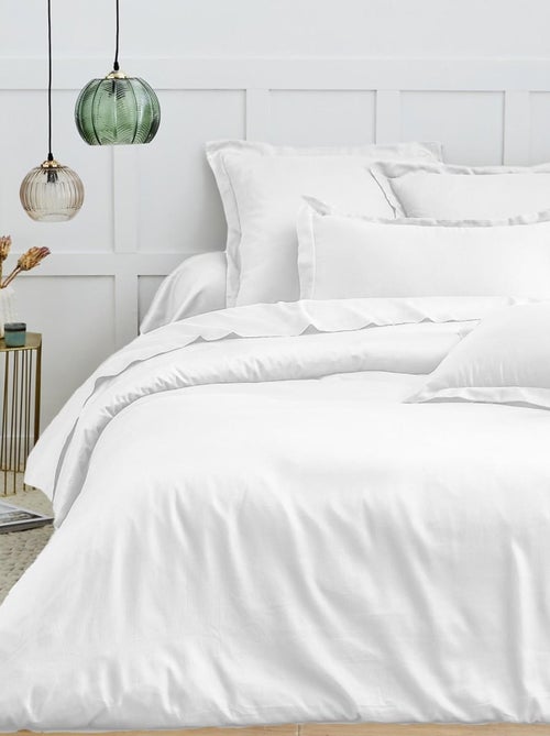 Set letto + federa in raso di cotone - Kiabi