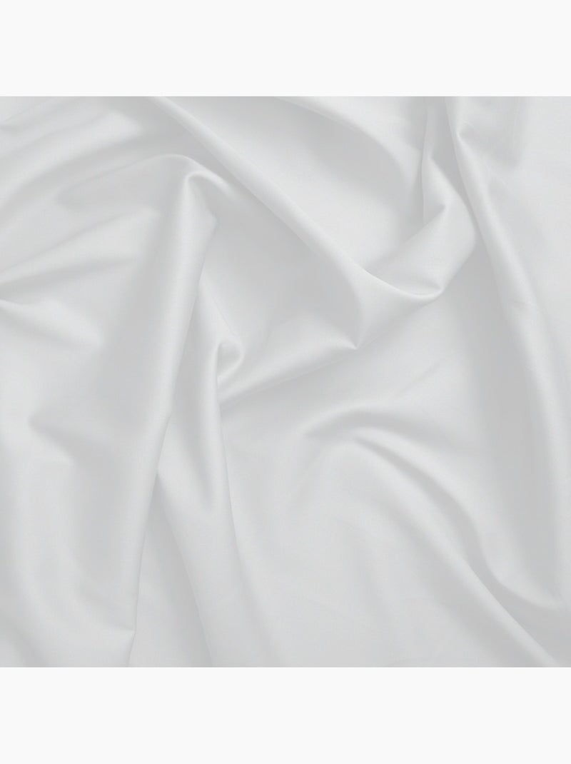Set letto + federa in raso di cotone Bianco - Kiabi