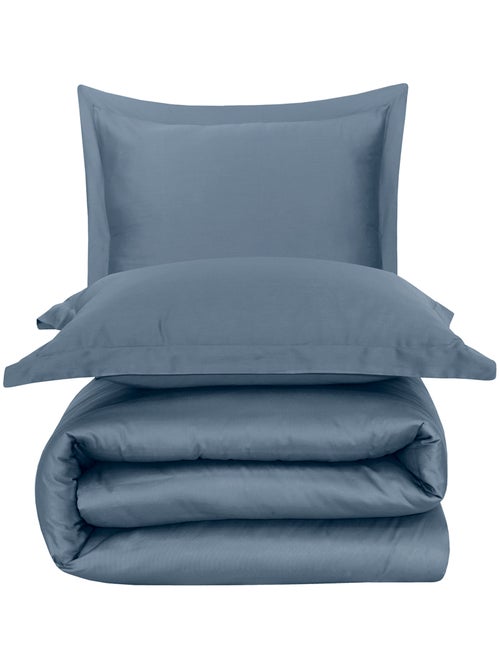 Set letto + federa in raso di cotone - Kiabi