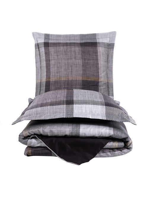 Set letto + federa in raso di cotone - Kiabi