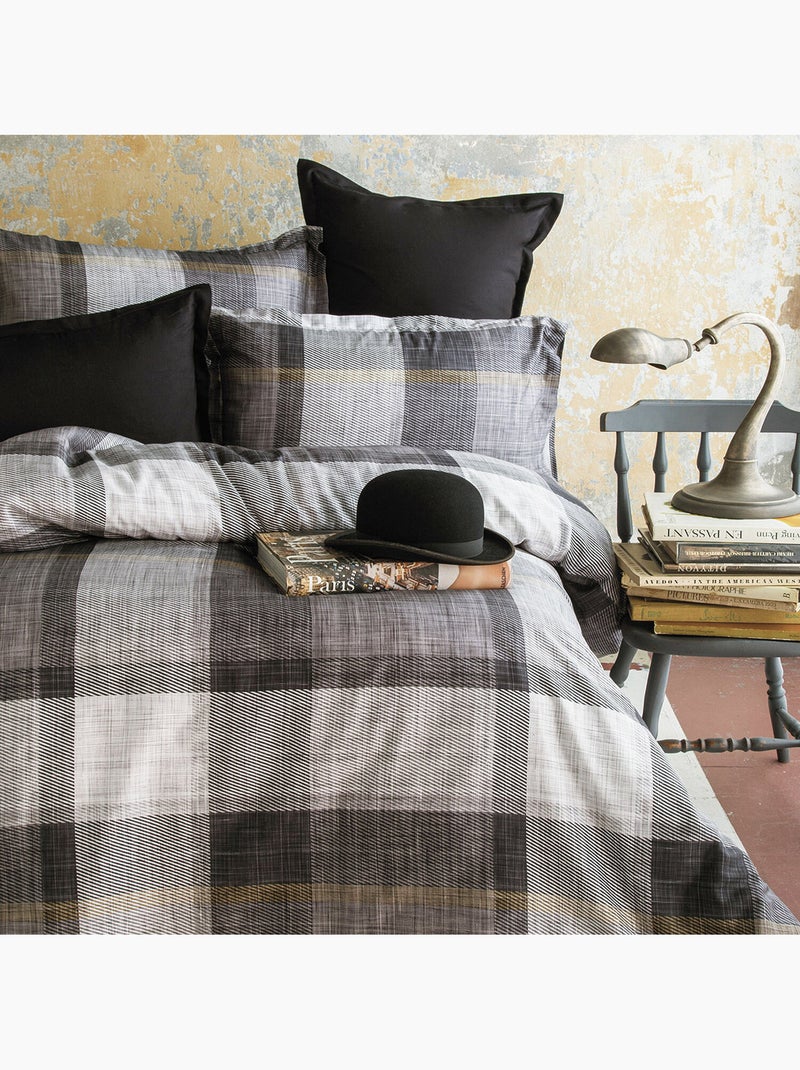 Set letto + federa in raso di cotone Multicolore - Kiabi