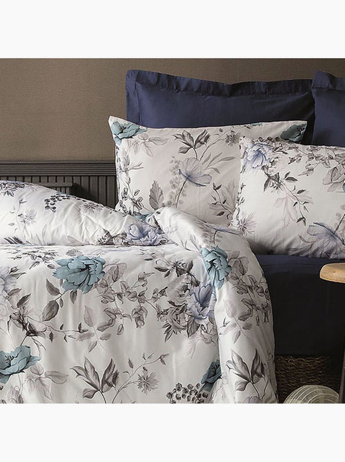 Set letto + federa in raso di cotone - Kiabi