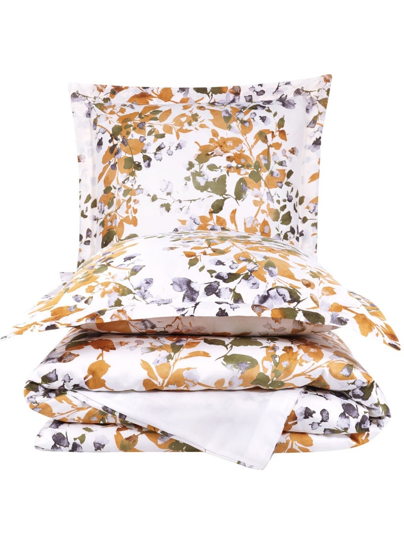 Set letto + federa in raso di cotone Multicolore - Kiabi