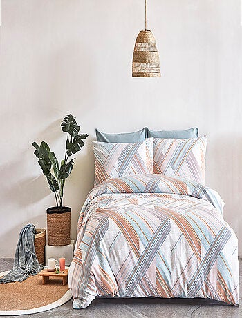 Set letto + federa in raso di cotone