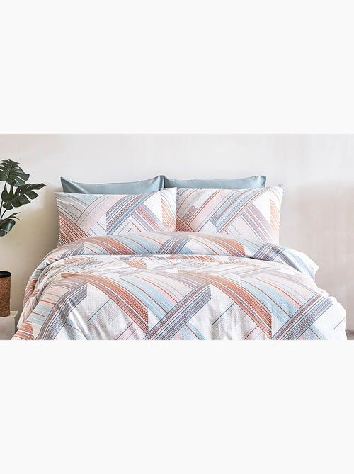 Set letto + federa in raso di cotone - Kiabi