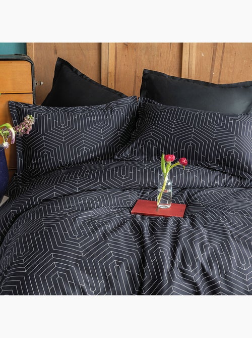 Set letto + federa in raso di cotone - Kiabi