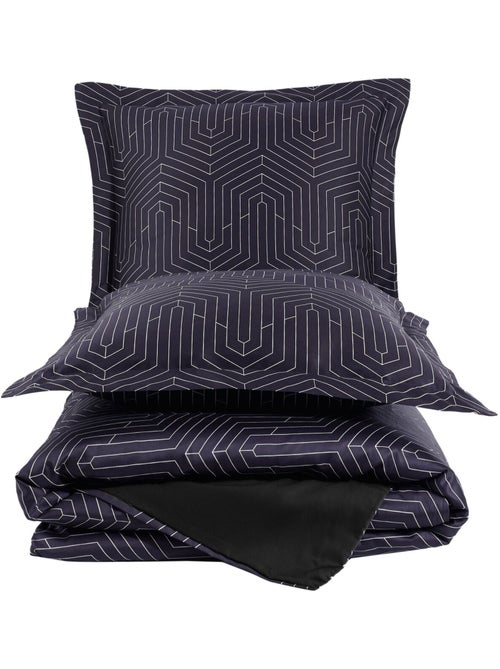 Set letto + federa in raso di cotone - Kiabi