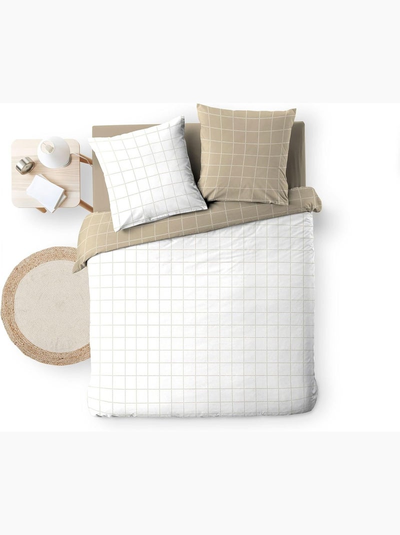 Set letto in Cotone Cadria Douceur d'Intérieur Beige - Kiabi