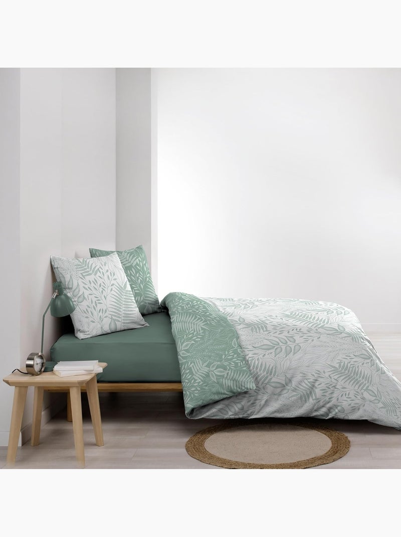 Set letto in Cotone CASSIA Douceur d'Intérieur Verde - Kiabi