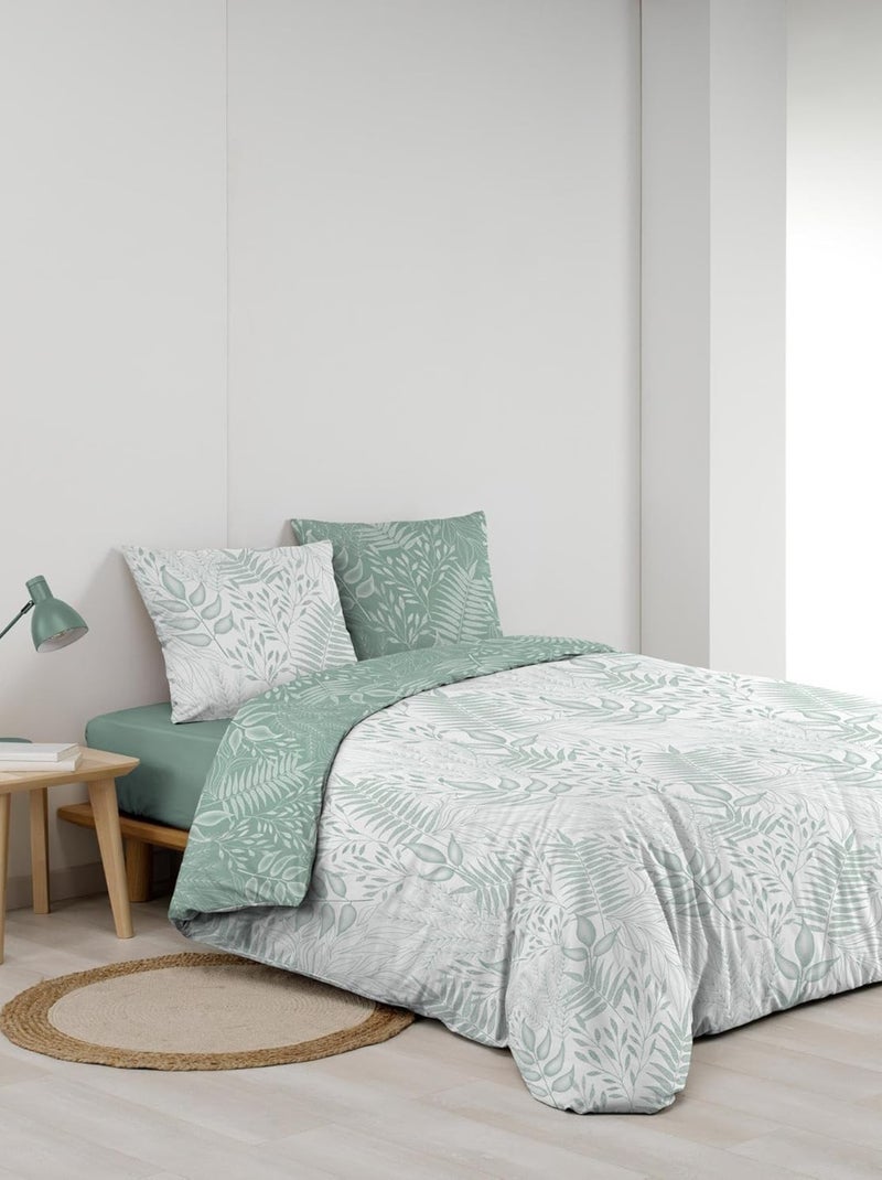 Set letto in Cotone CASSIA PROMO LINGE Verde - Kiabi
