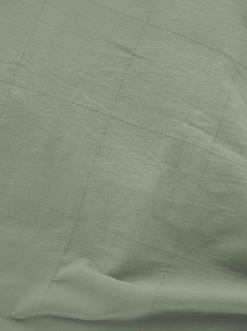 Set letto in Cotone Linella Ivoire Douceur d'Intérieur Verde salvia - Kiabi