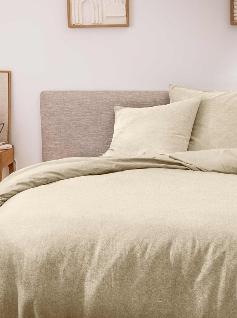 Set letto in Cotone Meline Douceur d'Intérieur Beige - Kiabi
