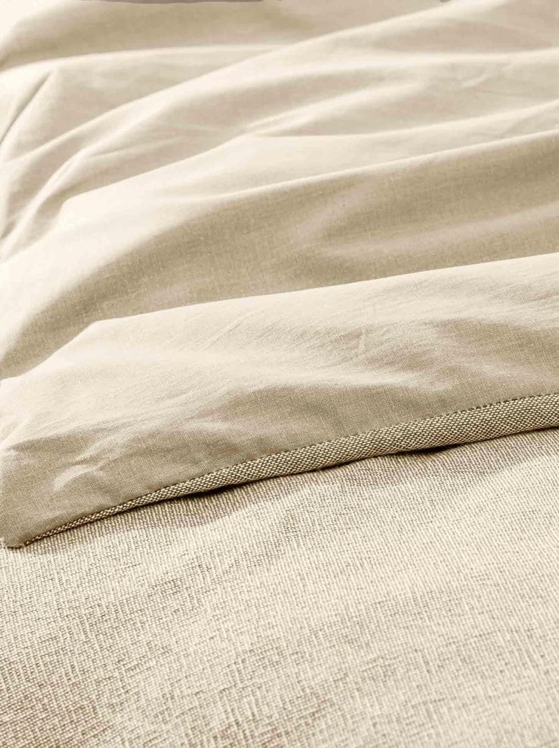 Set letto in Cotone Meline Douceur d'Intérieur Beige - Kiabi