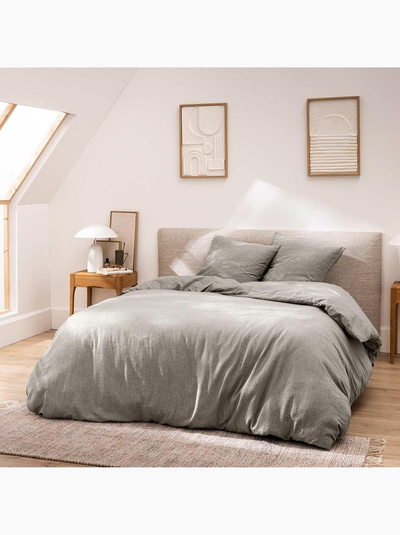 Set letto in Cotone Meline Douceur d'Intérieur Grigio antracite - Kiabi