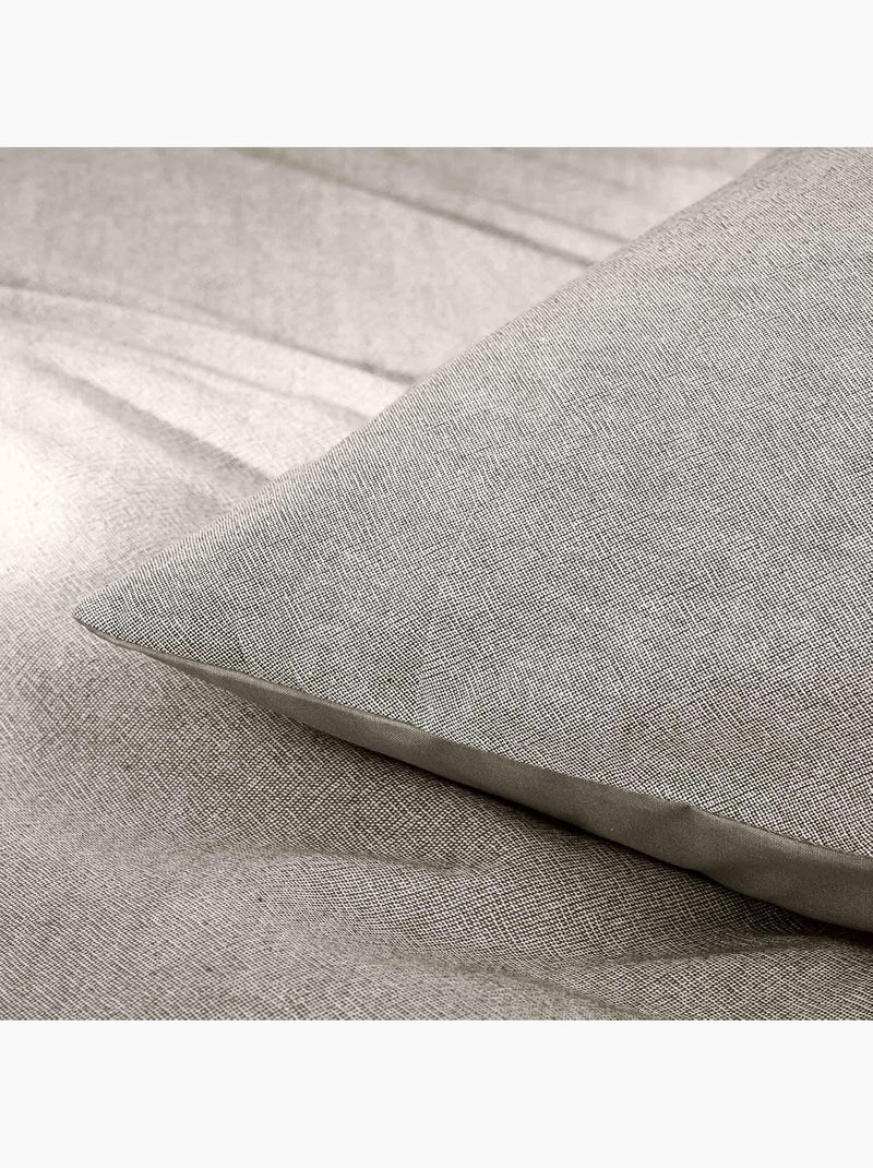 Set letto in Cotone Meline Douceur d'Intérieur Grigio antracite - Kiabi