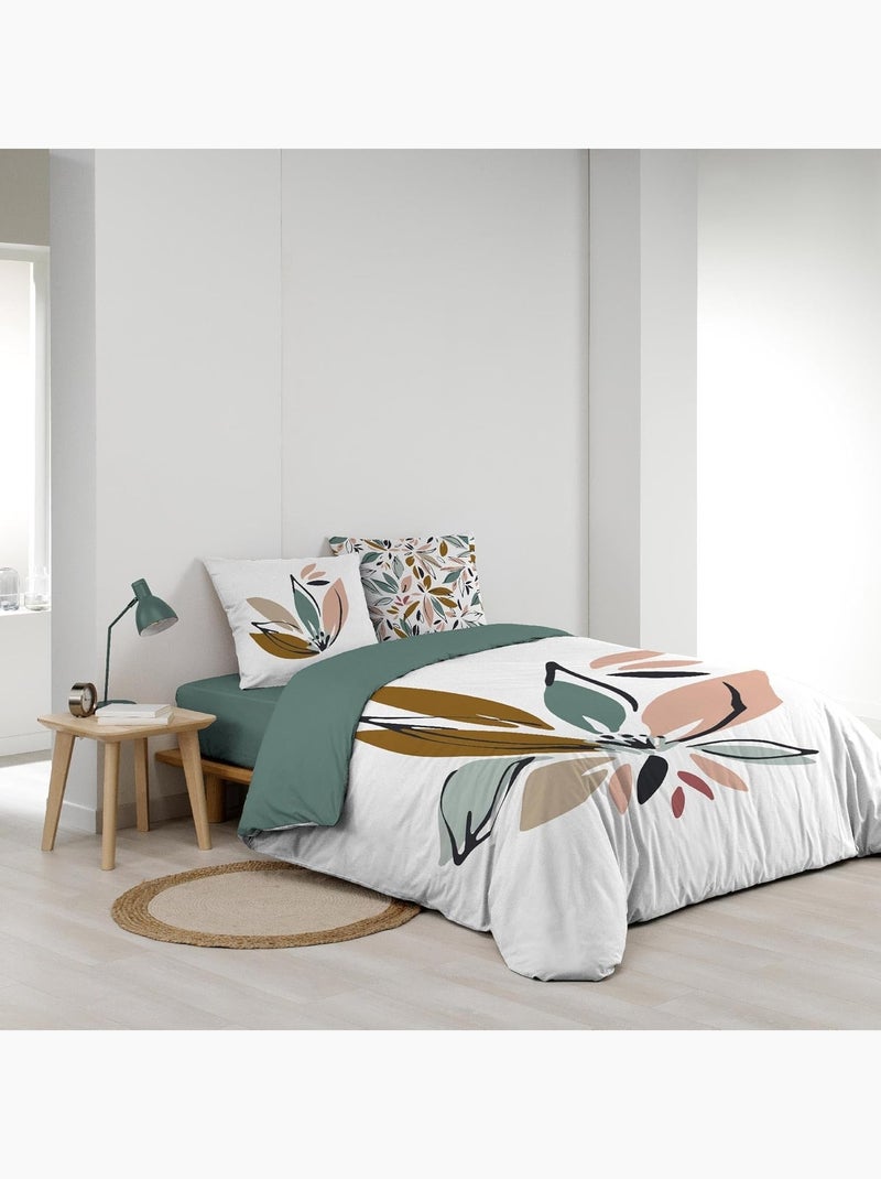Set letto in Cotone Octavia Douceur d'Intérieur Verde - Kiabi