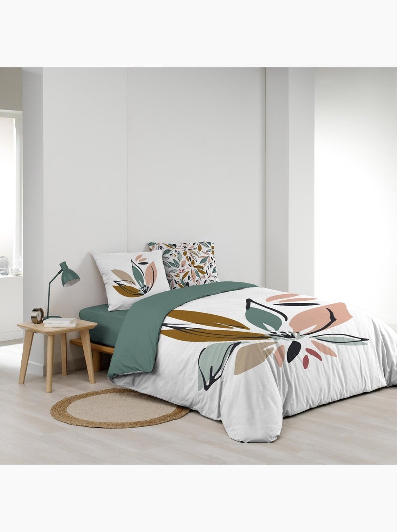 Set letto in Cotone Octavia Douceur d'Intérieur Verde - Kiabi