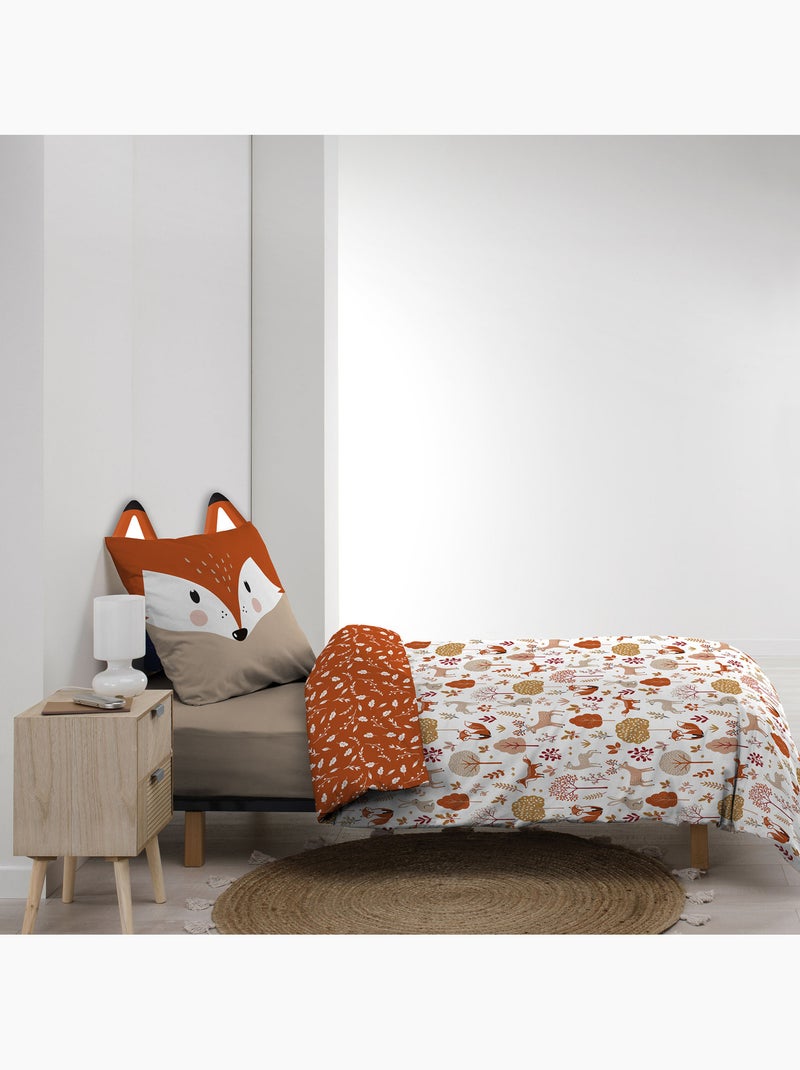 Set letto in Cotone ROXY Douceur d'Intérieur Arancione - Kiabi