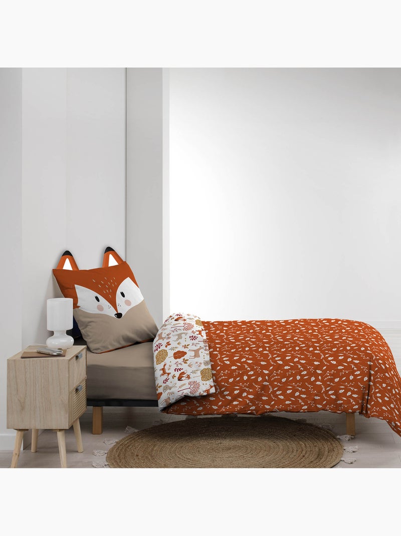 Set letto in Cotone ROXY Douceur d'Intérieur Arancione - Kiabi