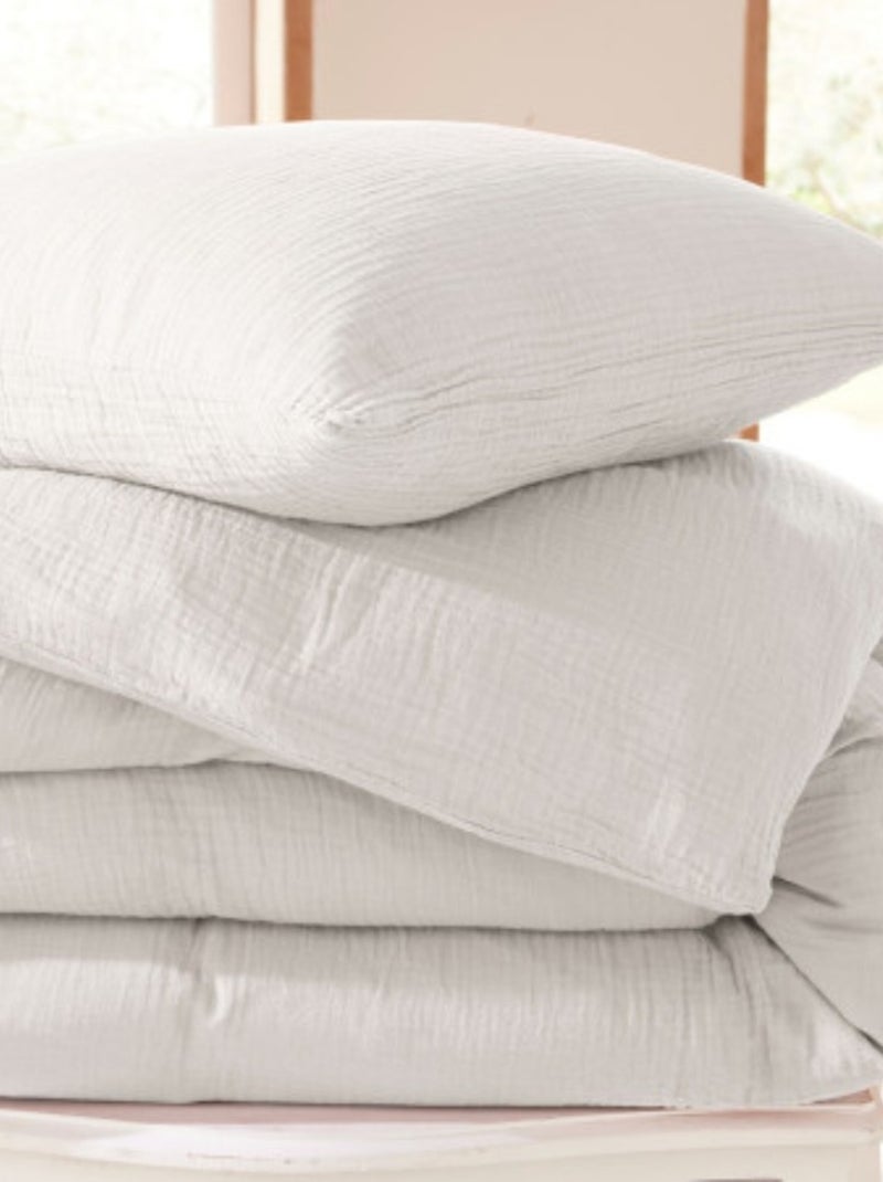Set letto in garza di cotone Alia PROMO LINGE Bianco - Kiabi