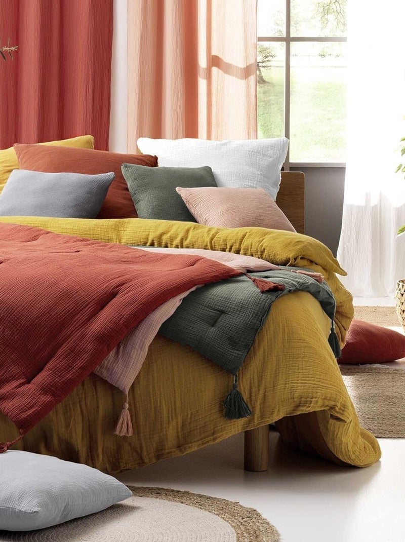 Set letto in garza di cotone Alia PROMO LINGE Bianco - Kiabi