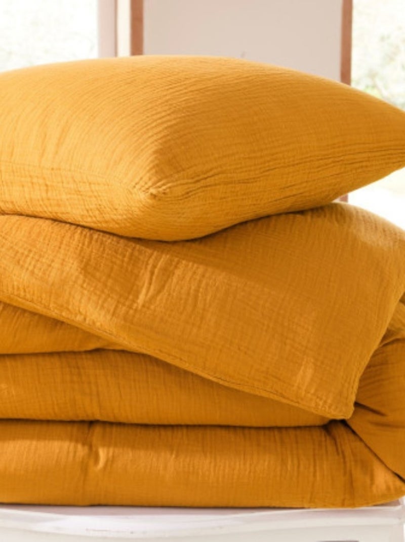 Set letto in garza di cotone Alia PROMO LINGE Giallo - Kiabi