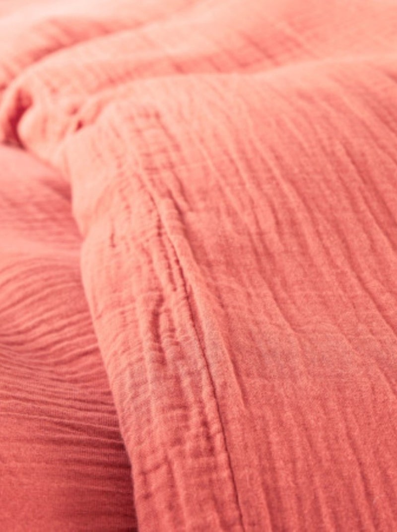 Set letto in garza di cotone Alia PROMO LINGE Rosa - Kiabi