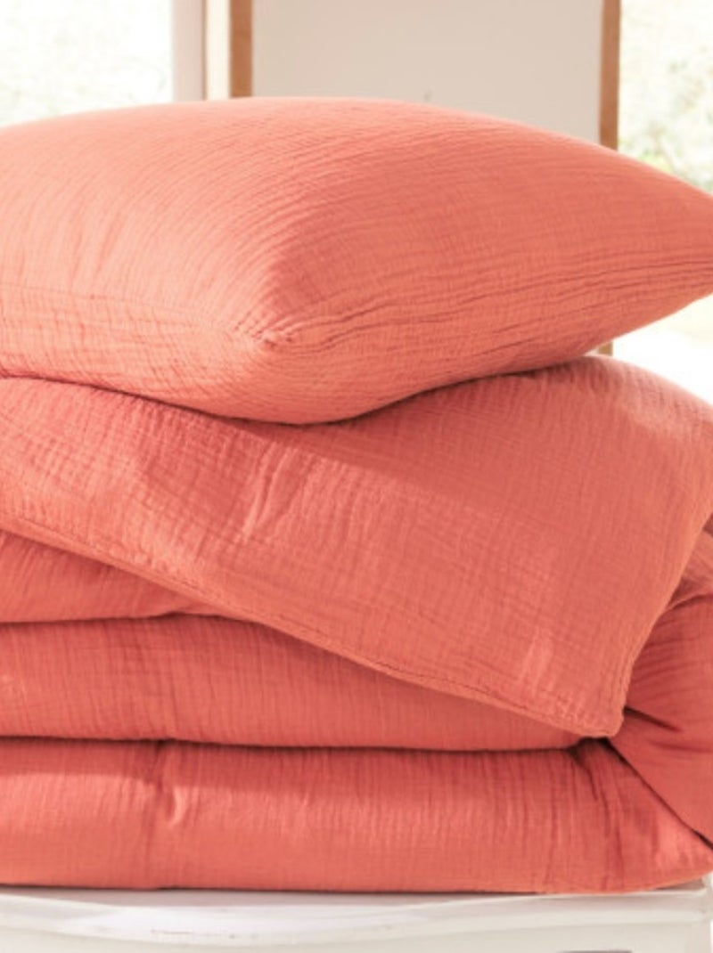 Set letto in garza di cotone Alia PROMO LINGE Rosa - Kiabi